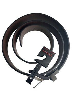 Guess Mens Reversible Brown & Black Synthetic Leather Belt XL 42-44 Modern Style